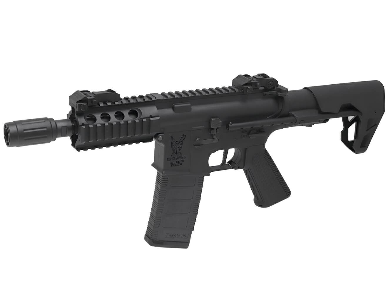 M4A1 エアガン King Arms + 760g 専用BB弾、キャリ付き M4A1 エアガン King Arms + 760g 専用BB弾、キャリ付き